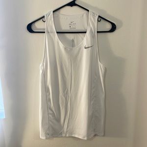 White Nike Dri Fit Running Tank, Women’s